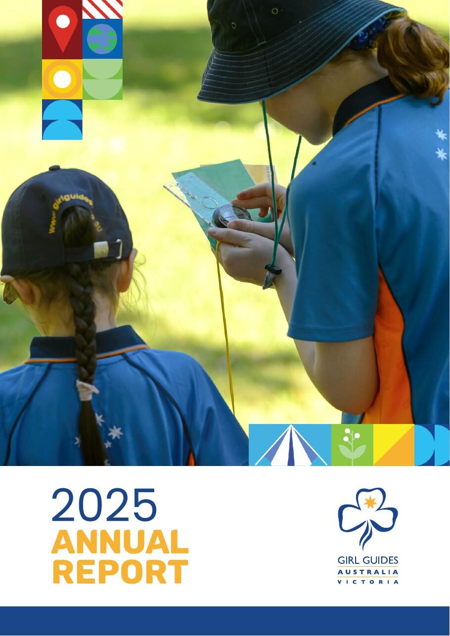 Cover of Girl Guides Victoria Annual Report 2025